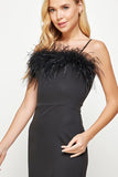 Glammed Out Feather Dress