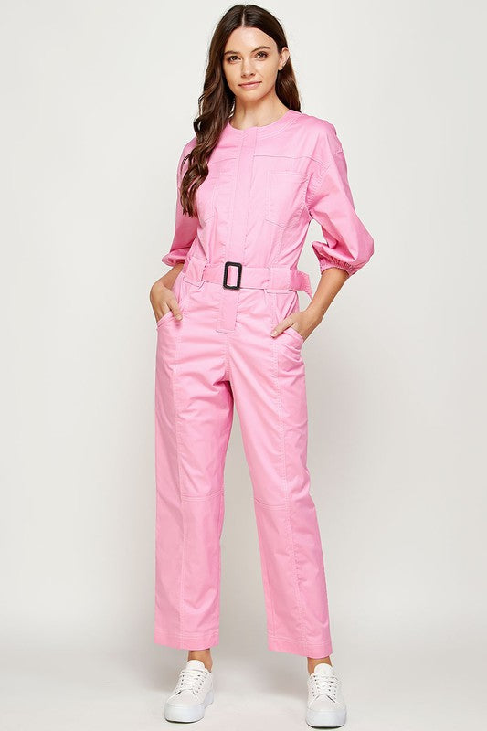 Cherry Pink Jumpsuit