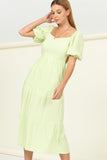 Eyes on Me Lime Maxi Dress