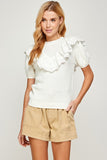 Noticeable Charm Ivory Top